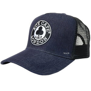 【メーカー在庫あり】 エースカフェロンドン ACE CAFE LONDON デニムメッシュキャップ CIRCLE デニム/黒 AC001DM-DM/BK JP店