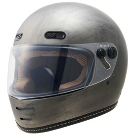 マルシン工業 Marushin フルフェイスヘルメット MNF1 エンドミル フラットスクラッチグレー Lサイズ(59-60cm) 2001331 JP店
