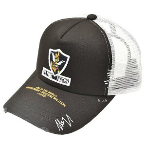 ヒューストン HOUSTON メッシュキャップ FLYING TIGER 黒 フリーサイズ HTG-KW005-80 JP店
