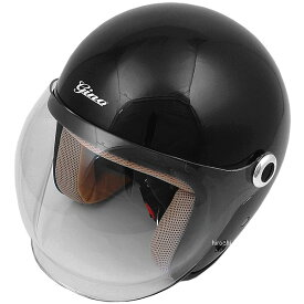 【メーカー在庫あり】 TNK工業 レディースジェットヘルメット GS-6 ブラック フリーサイズ (57-58cm未満) 4984679511950 JP店