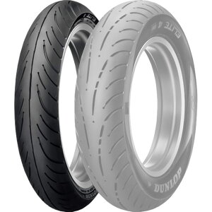 �y���[�J�[�݌ɂ���z �_�����b�v DUNLOP ELITE4 130/70R18 M/C 63H TL �t�����g 328799 JP�X
