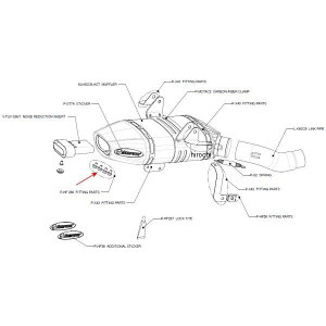AN|rb` AKRAPOVIC tBbeBOLbg 07Nȍ~ ZX6R P-HF266 JPX