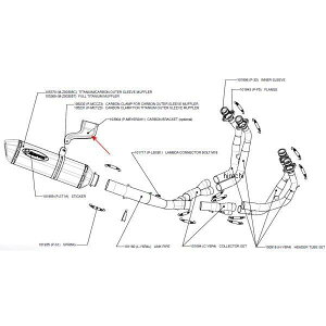 AN|rb` AKRAPOVIC (AKRAPOVIC)TCT[Xe[[VO/G{[VC 03N-05N YZF-R6 J[{ P-MBY6R2/A1 JPX