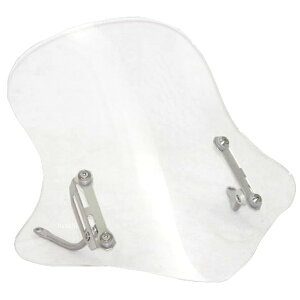 【メーカー在庫あり】 マッドマックス MAD MAX Mr Quick製 風防 フロントスクリーン 原付 スクーター 汎用 クリア MR19-CC12-01 JP店