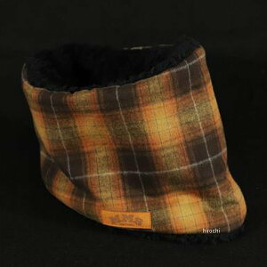 GOODS �O�b�Y ROBIN NECK WARMER /�^�[�^���`�F�b�N�iORANGE�j&�u���b�N�t�@�[ MMS-NW003 JP�X
