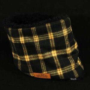 GOODS �O�b�Y ROBIN NECK WARMER /�^�[�^���`�F�b�N�iYELLOW�j&�u���b�N�t�@�[ MMS-NW005 JP�X