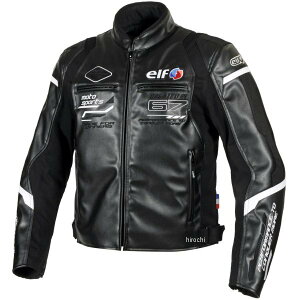 【メーカー在庫あり】 エルフ elf 2024年秋冬モデル エヴォルツィオーネPUレザージャケット 黒 Lサイズ EJ-W120 JP店