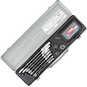 トネ TONE 首振クイックラチェットめがねレンチビットラチェットセット RMFQ700BR JP店