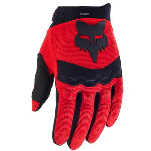 【メーカー在庫あり】 フォックス FOX ダートパウ グローブ ユース フローレッド YXSサイズ G5235 JP店