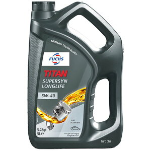 tbNX FUCHS GWIC TITAN SUPERSYN LONGLIFE SAE 5W-40 5L A602003102 JPX