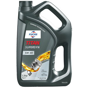 tbNX FUCHS GWIC TITAN SUPERSYN 5W-40 5L A602003232 JPX