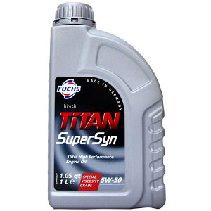tbNX FUCHS GWIC TITAN SUPERSYN 5W-50 1L A602010414 JPX