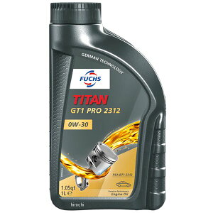 tbNX FUCHS GWIC TITAN GT1 PRO 2312 0W-30 1L A602010650 JPX