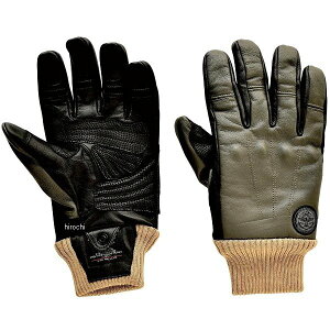 HTVG2212W ヒューストン HOUSTON 2024年秋冬モデル レザーグローブ A-10 カーキ XSサイズ HTVG2212WKHXS JP店