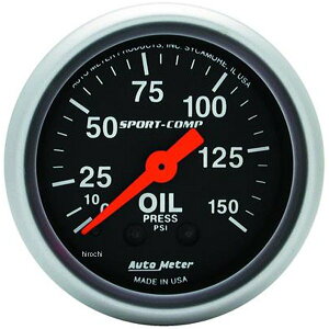 yUSA݌ɂz I[g[^[ Autometer Sport-Comp 52mm 0-150 PSI JjJ v atm3323 JPX