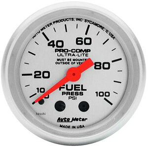 yUSA݌ɂz I[g[^[ Autometer Ultra-Lite 52mm 0-100 PSI JjJ Rv atm4312 JPX