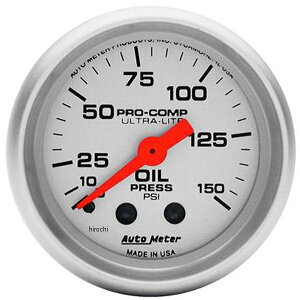 yUSA݌ɂz I[g[^[ Autometer Ultra-Lite 52mm 0-150 PSI JjJ v atm4323 JPX