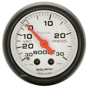 yUSA݌ɂz I[g[^[ Autometer Phantom 52mm 30 PSI JjJ u[XgQ[W atm5703 JPX