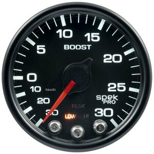 �I�[�g���[�^�[ Autometer Spek-Pro Vac/�u�[�X�g�Q�[�W 2-1/16�C���` atmP30232 JP�X