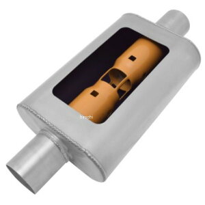 �yUSA�݌ɂ���z Gibson MWA Superflow Center/Center Oval �}�t���[ 4x9x14in/3in Inlet/3in Outlet �X�e�����X gibBM0108 JP�X