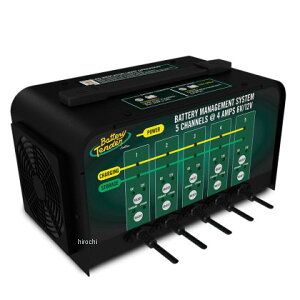 �yUSA�݌ɂ���z Battery Tender 5 Bank 6V/12V 4AMP Selectable �o�b�e���[ �`���[�W���[ btn021-0133-DL-WH JP�X