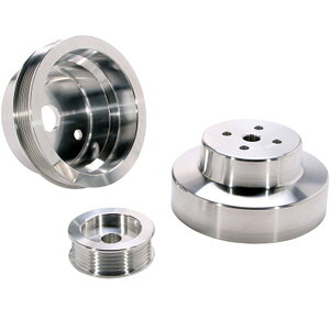 �yUSA�݌ɂ���z BBK 88�N-95�N GM Truck 4.3 5.0 5.7 Underdrive Pulley �L�b�g - ���C�g�E�F�C�g CNC �r���b�g �A���~�j�E�� (3pc) bbk1603 JP�X