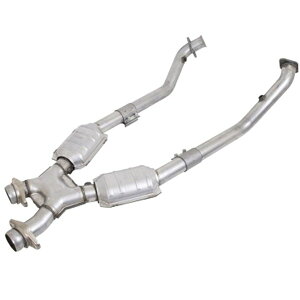 yUSA݌ɂz BBK 99N-04N Mustang 4.6 GT / Cobra High Flow X Pipe With Catalytic Converters - 2-1/2 bbk1670 JPX