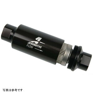 �yUSA�݌ɂ���z Aeromotive In-Line �t�B���^�[ - AN-10 �u���b�N - 100 Micron aer12324 JP�X