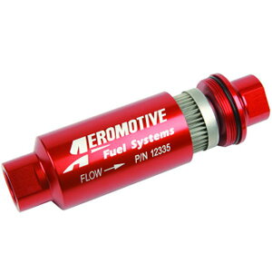 �yUSA�݌ɂ���z Aeromotive In-Line �t�B���^�[ - AN-10 size - 40 Micron SS Element ���b�h Anodize Finish aer12335 JP�X