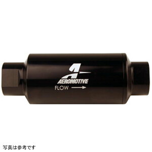 �yUSA�݌ɂ���z Aeromotive In-Line �t�B���^�[ 10AN 10 Micron Microglass Element Bright-Dip Black 2in OD aer12350 JP�X