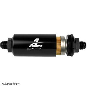 yUSA݌ɂz Aeromotive In-Line tB^[ - (AN -8 Male) 10 Micron Fabric Element Bright Dip Black Finish aer12377 JPX