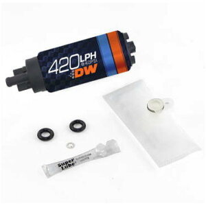 �yUSA�݌ɂ���z Deatschwerks DW420 Series 420lph In-Tank �t���[�G���|���v w/ �C���X�g�[���L�b�g For 09�N-12�N Genesis Coupe dwk9-421S-1003 JP�X