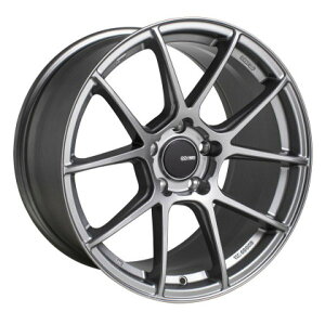 �yUSA�݌ɂ���z Enkei TS-V 18x8 5x112 45mm �I�t�Z�b�g 72.6mm Bore Storm Grey �z�C�[�� enk522-880-4445GR JP�X