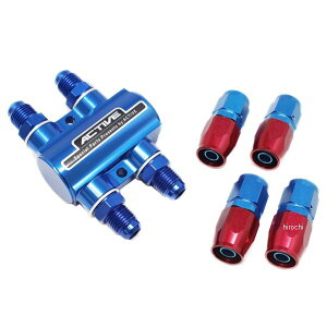アクティブ ACTIVE サーモスタットキット #6 ストレートフィッティング4個付 青 AC1340116 JP店