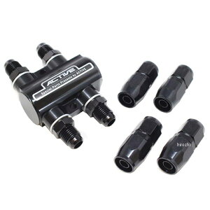 アクティブ ACTIVE サーモスタットキット #8 ストレートフィッティング4個付 黒 AC1340518 JP店