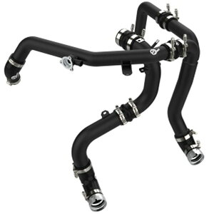 �yUSA�݌ɂ���z aFe 21�N-23�N �t�H�[�h Bronco V6-2.7Ltt BladeRunner Alum Hot  Cold Charge Pipe Kit �u���b�N afe46-20584-B JP�X