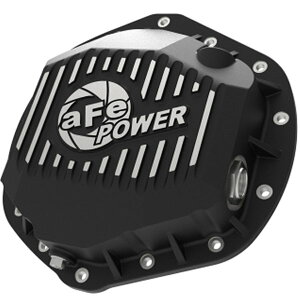 yUSA݌ɂz aFe Power ProV[Y Aft@V Cover ubN w/ Machined Fins 14-18 Dodge Trucks 2500/3500 afe46-70392 JPX