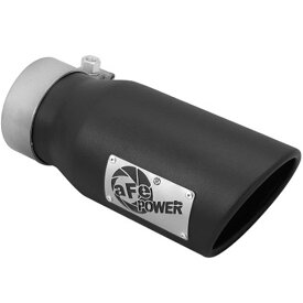 【USA在庫あり】 aFe MACHForce XP 3in Inlet x 4in Outlet x 9in Length クランプ-On ブラック Tip afe49T30401-B09 JP店