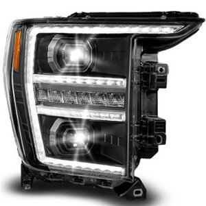 �yUSA�݌ɂ���z Anzo 21�N-23�N �t�H�[�h F150 LED �v���W�F�N�^�[Headlight w/Switchback+Sequential �u���b�N (Passenger Side Only) anz111594-R JP�X