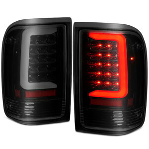 yUSA݌ɂz ANZO 1993-1997 tH[h Ranger LED Tail Lights w/ Light Bar ubN Housing Smoked Lens anz311360 JPX