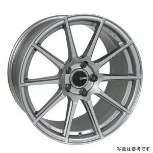 �yUSA�݌ɂ���z Enkei TS10 18x8 5x112 45mm �I�t�Z�b�g 72.6mm Bore Grey �z�C�[�� enk499-880-4445GR JP�X