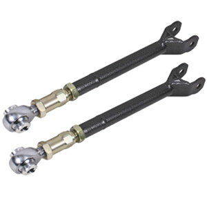 �yUSA�݌ɂ���z BMR 08-17 Challenger �����[ Trailing Arms w/ On-Car Adj. Rod Ends �u���b�N Hammertone bmrLTA112H JP�X