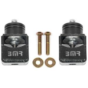 �yUSA�݌ɂ���z BMR Chevy SS and �|���e�B�A�b�N G8 Motor Mount Kit (Solid Bushings) �u���b�N Hammertone bmrMM301H JP�X