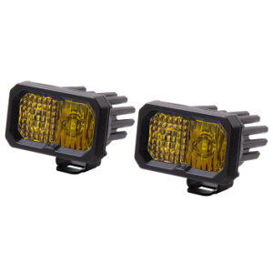 �yUSA�݌ɂ���z Diode Dynamics Stage Series 2 In LED Pod Pro - Yellow Combo Standard ABL (2��) dioDD6412P JP�X