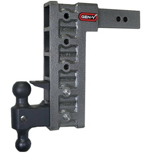 �yUSA�݌ɂ���z Gen-Y Mega Duty 2.5in Shank 12in Drop 3K TW 21K Hitch w/GH-061 Dual-Ball/GH-062 Pintle Lock genGH-625 JP�X