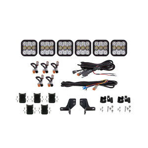 yUSA݌ɂz Diode Dynamics Bronco SS5 6-Pod CrossLink Grille Cgbar Lbg Sport - White Combo dioDD7235 JPX