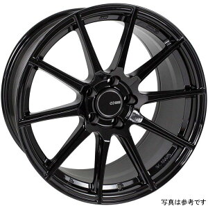 �yUSA�݌ɂ���z Enkei TS10 18x8 5x112 45mm �I�t�Z�b�g 72.6mm Bore �u���b�N �z�C�[�� enk499-880-4445BK JP�X