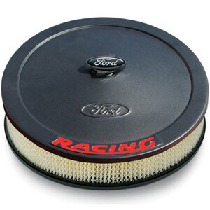 �yUSA�݌ɂ���z Ford Racing Air Cleaner Kit �u���b�N Crinkle Finish w/ Red �G���u���� frp302-352 JP�X
