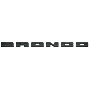 �yUSA�݌ɂ���z Ford Racing 2021+ Bronco Grille Lettering Overlay Kit �u���b�N frpM-1447-BLMB JP�X