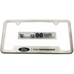 �yUSA�݌ɂ���z Ford Racing �X�e�����X�X�`�[�� �t�H�[�h Performance License Plate Frame frpM-1828-SS304C JP�X